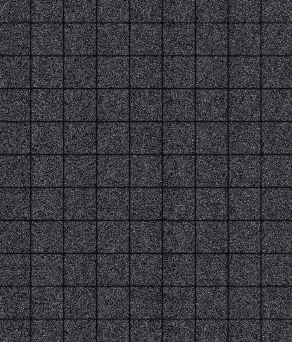 Тротуарная плитка Ла-Линия 100  ✕ 100 Стоунмикс Черный 40