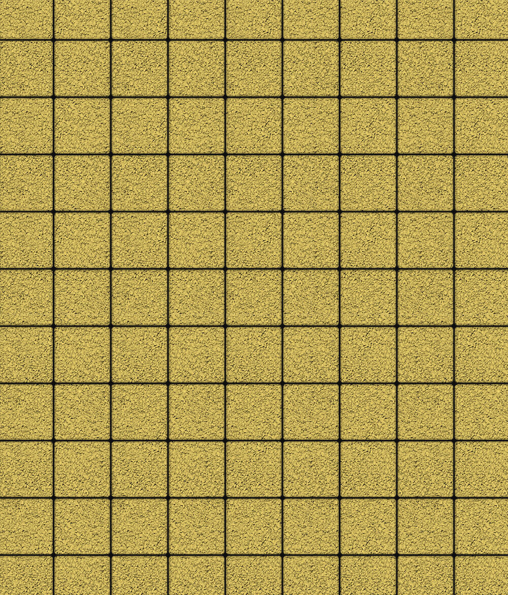 Тротуарная плитка Ла-Линия 100  ✕ 100 Гранит Желтый 40