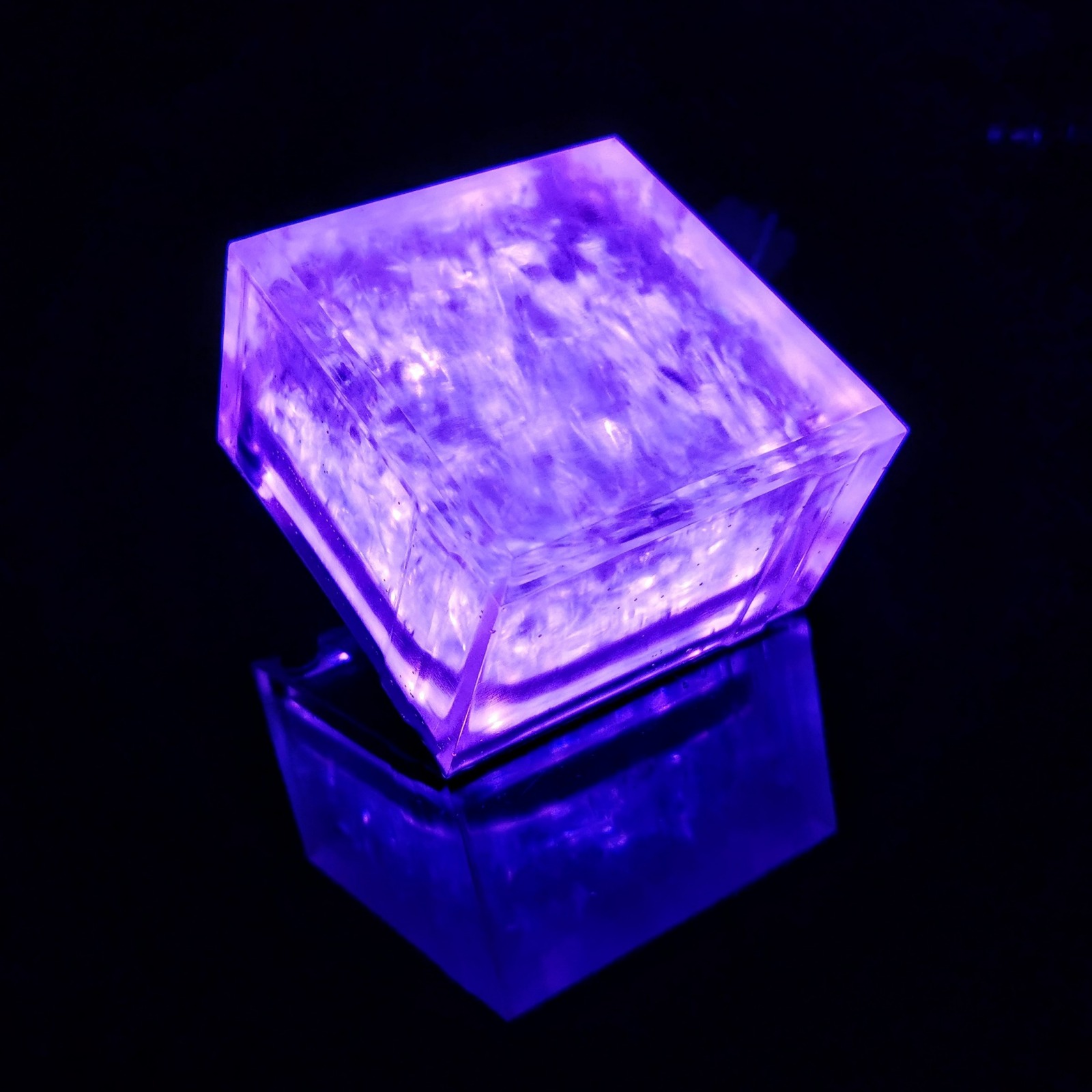 Квадратная LED брусчатка цвет фиолетовый