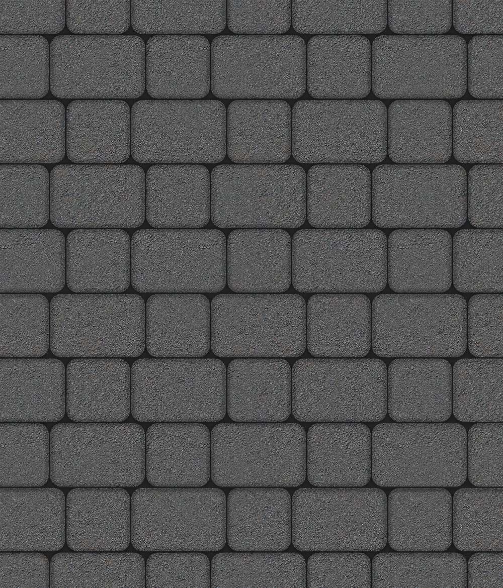 Тротуарная плитка Классико комплект из 2 плит Стандарт Серый 40