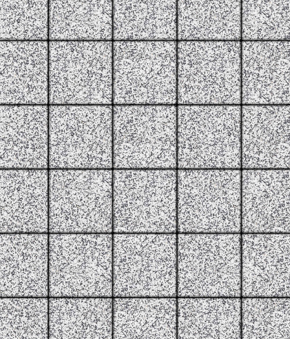 Тротуарная плитка Ла-Линия 200 ✕ 200 Стоунмикс Бело-черный 40