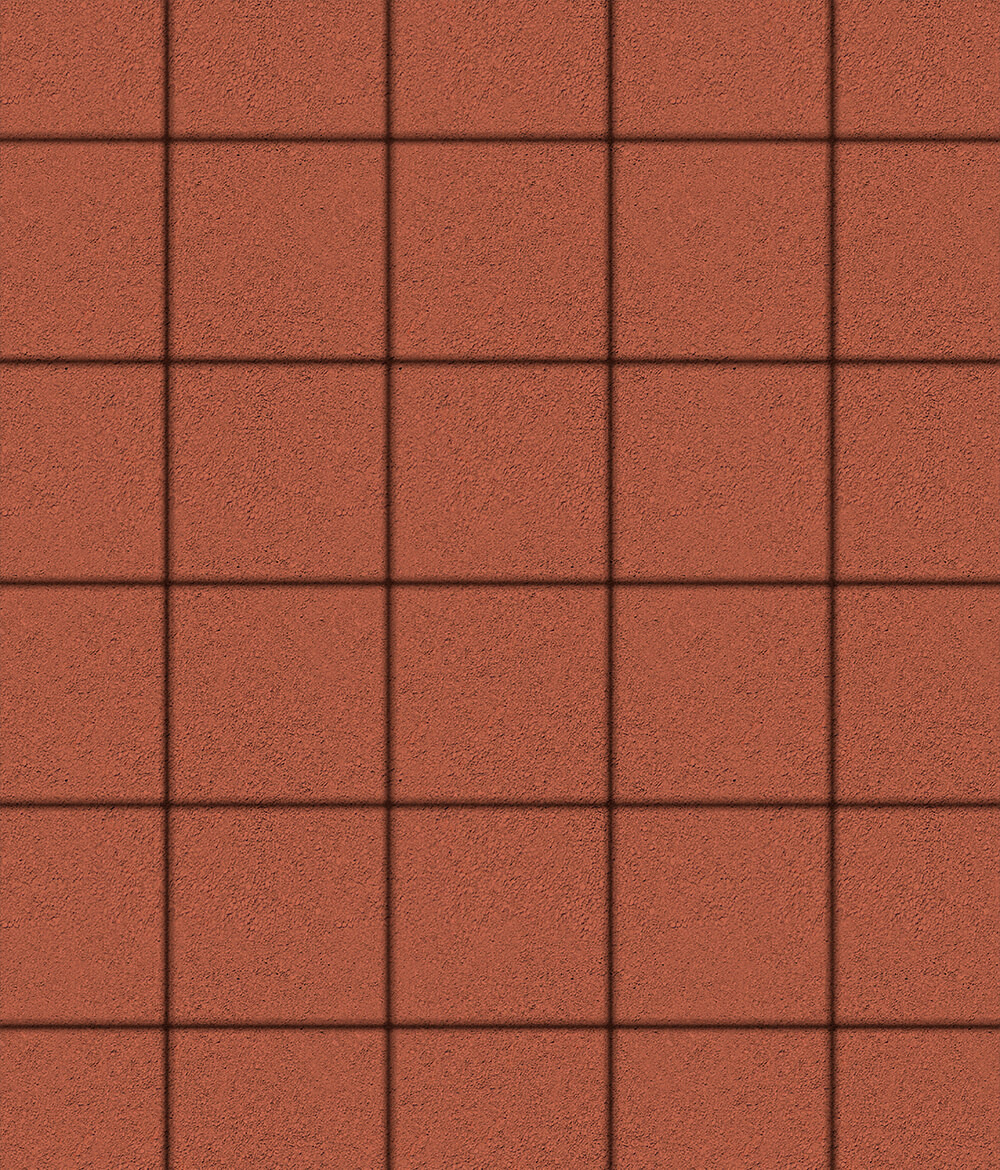 Тротуарная плитка Ла-Линия 200 ✕ 200 Стандарт Красный 60