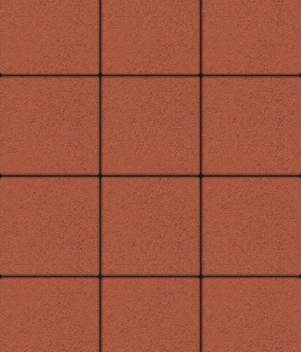 Тротуарная плитка Ла-Линия 300 ✕ 300 Стандарт Красный 60