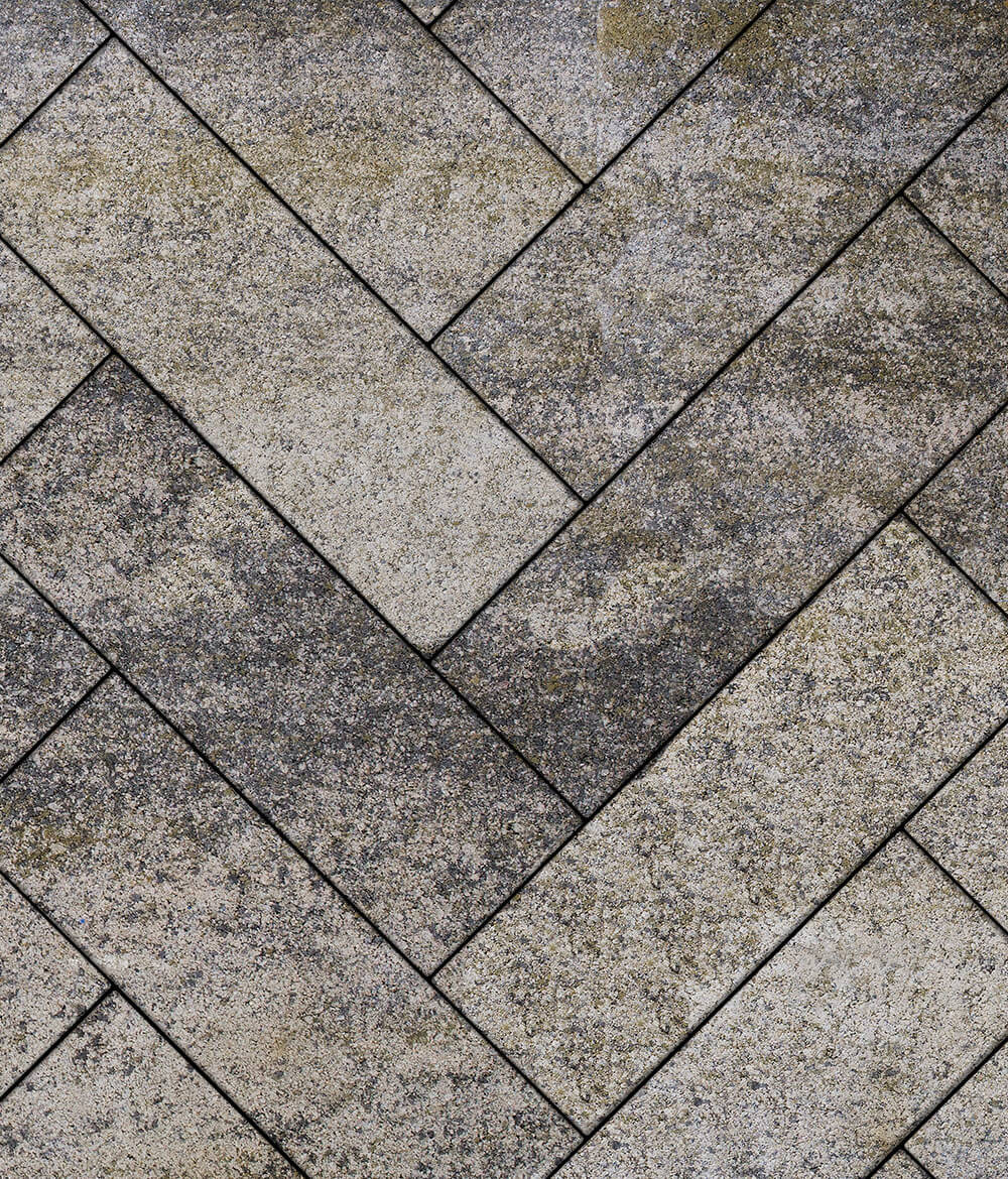 Тротуарная плитка Паркет 600  ✕ 200 Искусственный камень Габбро 80