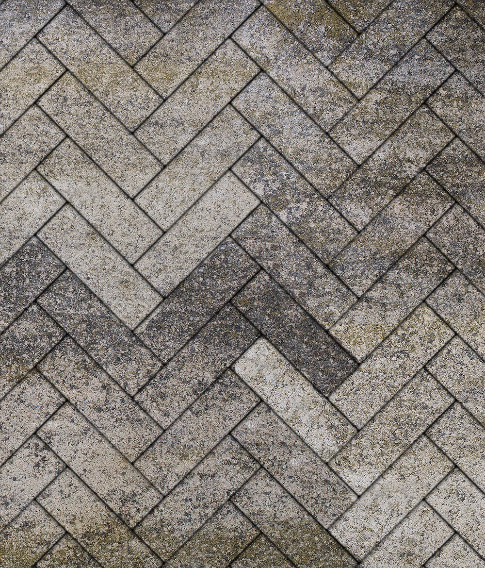 Тротуарная плитка Паркет 360 ✕ 80 Искусственный камень Габбро 80