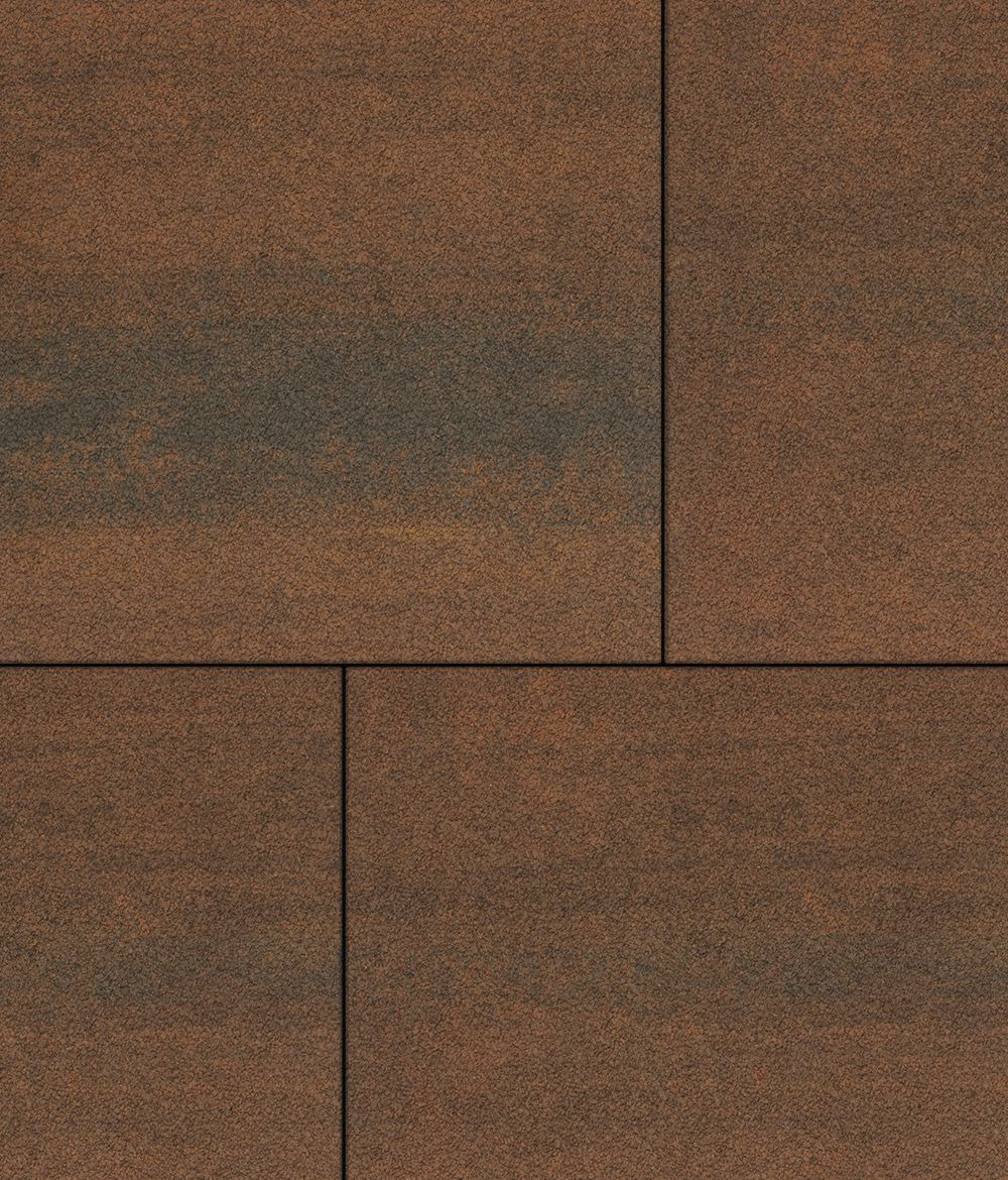Тротуарная плитка Квадрум 600 ✕ 600 Листопад гранит Мустанг 80