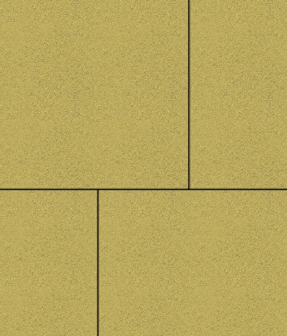 Тротуарная плитка Квадрум 600 ✕ 600 Стандарт Желтый 80