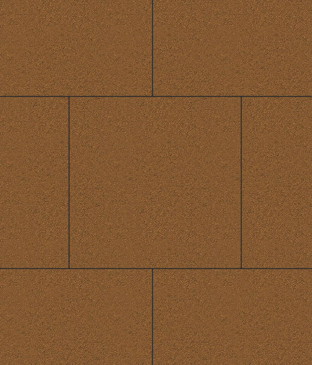 Тротуарная плитка Квадрум 500 ✕ 500 Стандарт Оранжевый 60