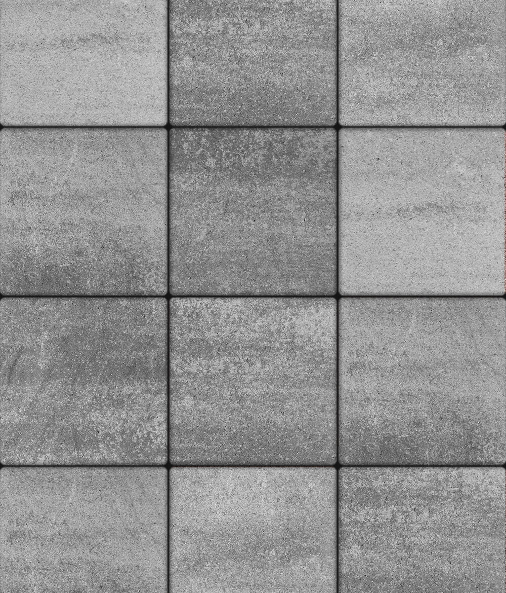 Тротуарная плитка Квадрум 400 ✕ 400 Искусственный камень Шунгит 60
