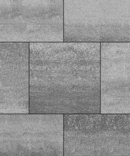 Тротуарная плитка Квадрум 500 ✕ 500 Искусственный камень Шунгит 60