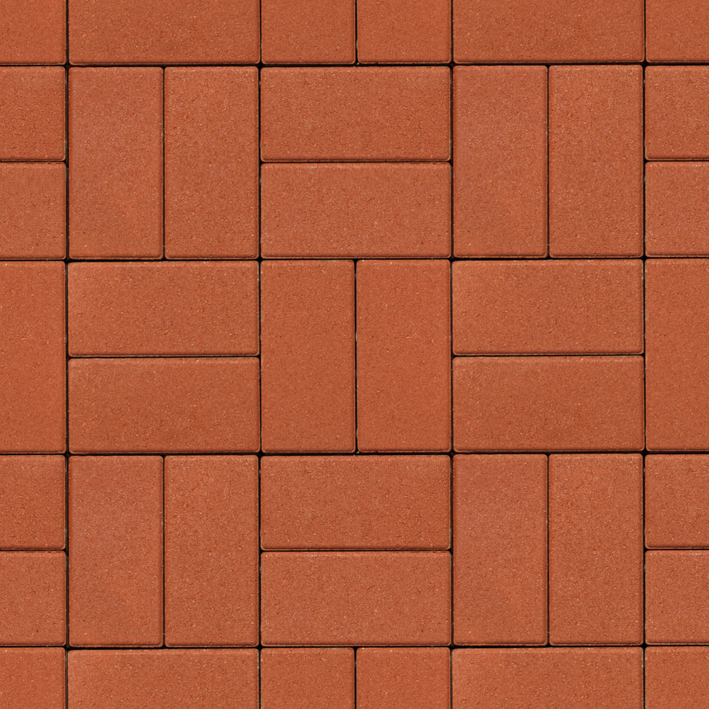 Тротуарная плитка Ла-Линия 100  ✕ 200 Стандарт Оранжевый 40