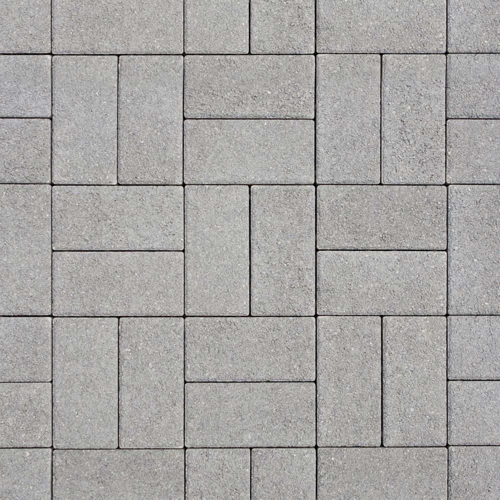 Тротуарная плитка Ла-Линия 100  ✕ 200 Гранит Серый 80